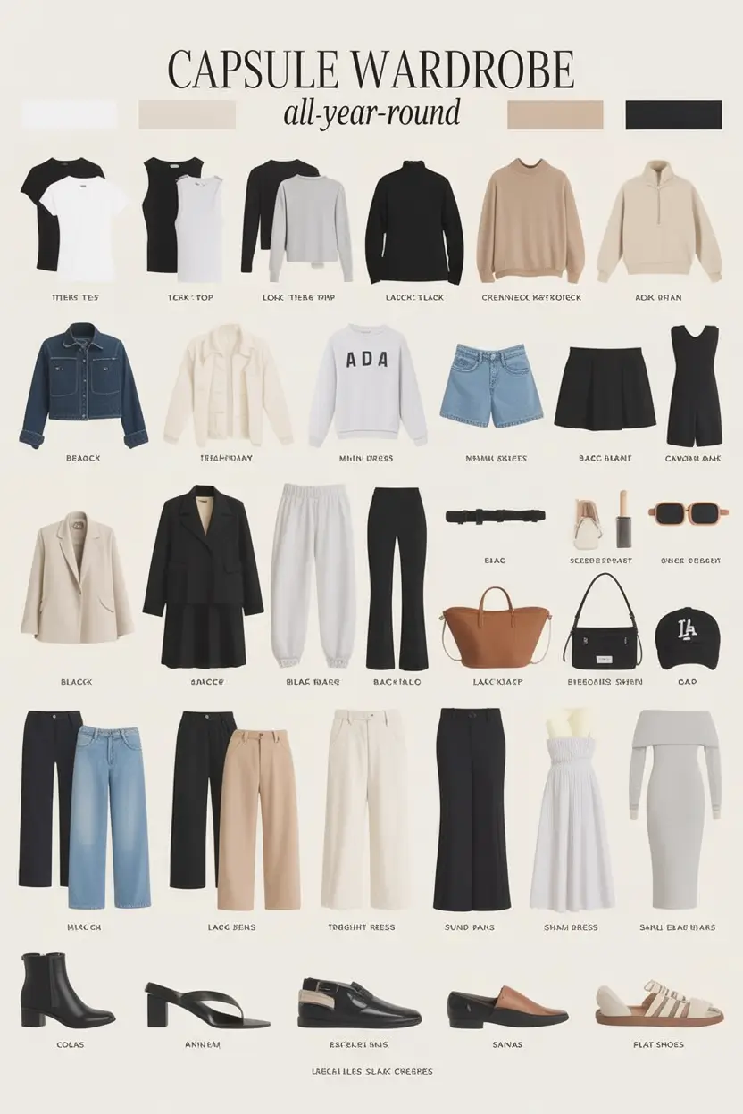 Capsule Wardrobe Outfit Ideas 2026: Stylish & Minimalist Winter Looks