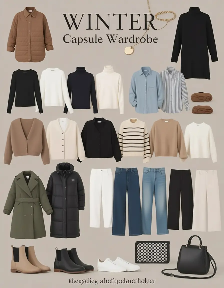 Capsule Wardrobe Outfit Ideas 2026: Stylish & Minimalist Winter Looks