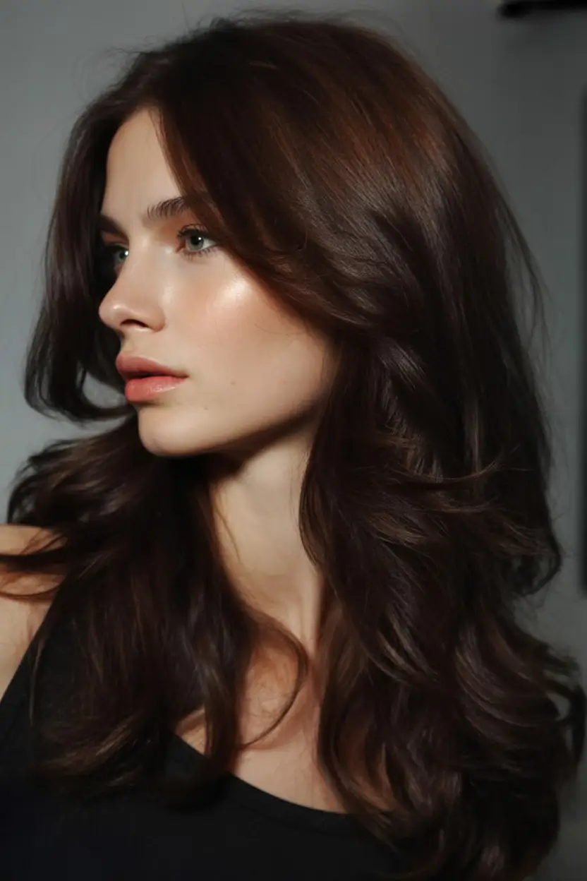 Dark Brown Hair Color 2026: Trendy Ideas, Glossy Highlights & Chic Brunette Shades