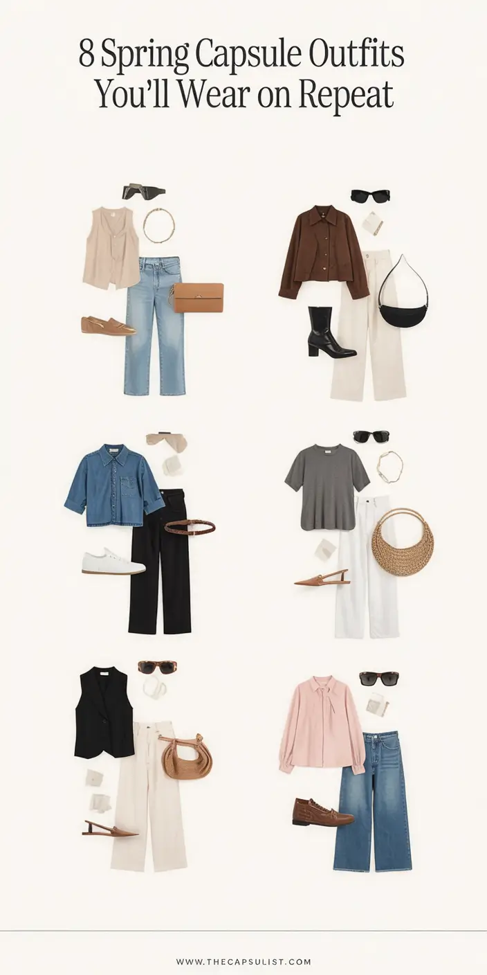 Capsule Wardrobe for Spring 2026: Fresh, Easy & Stylish Seasonal Outfits