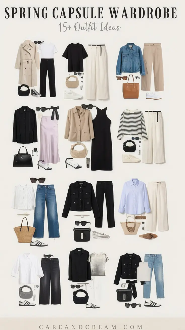 Capsule Wardrobe for Spring 2026: Fresh, Easy & Stylish Seasonal Outfits
