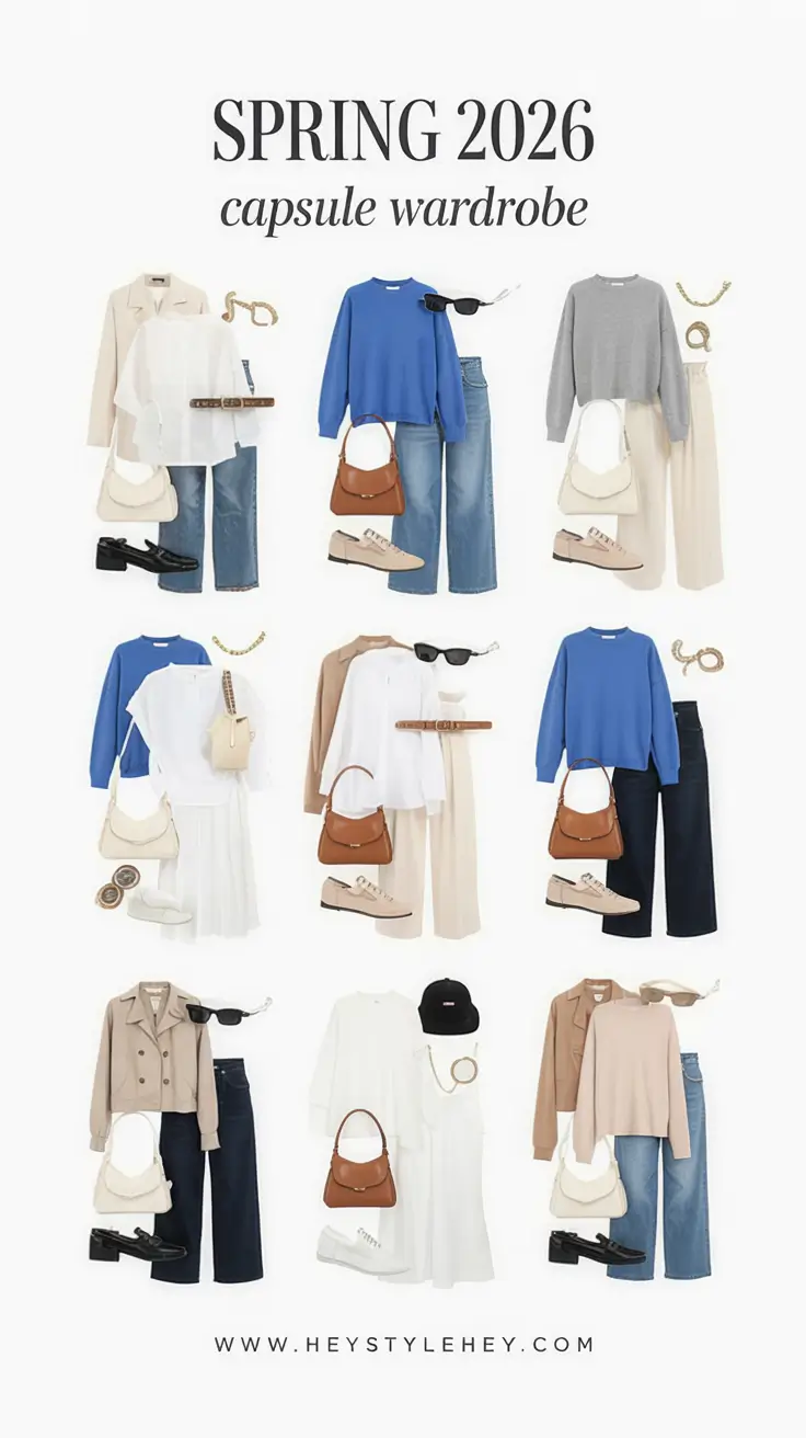 Capsule Wardrobe for Spring 2026: Fresh, Easy & Stylish Seasonal Outfits