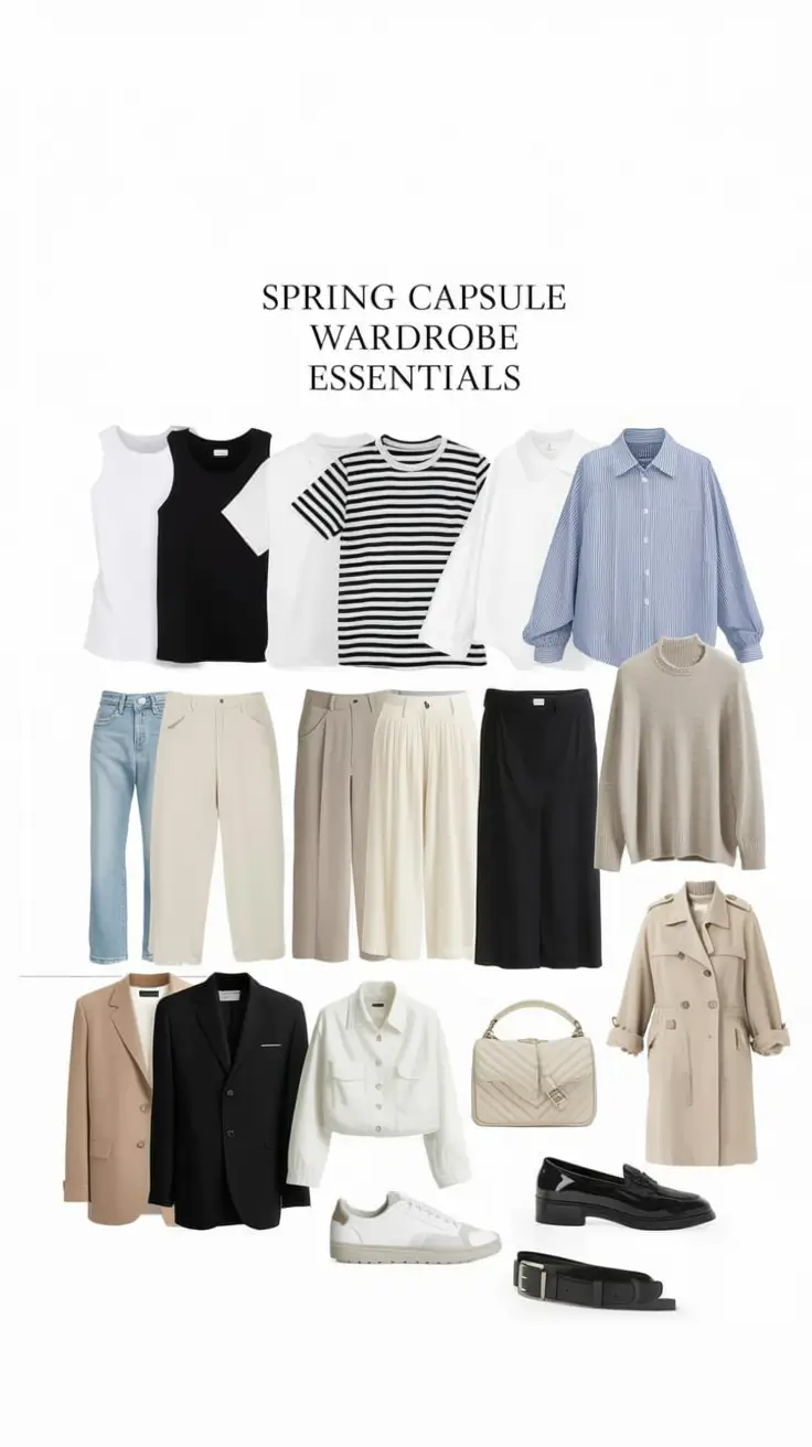 Capsule Wardrobe for Spring 2026: Fresh, Easy & Stylish Seasonal Outfits