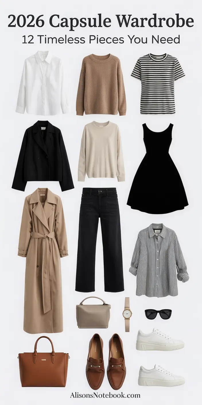 Capsule Wardrobe for Spring 2026: Fresh, Easy & Stylish Seasonal Outfits