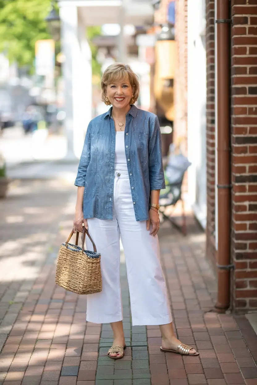 Natural Spring Outfits for Women Over 50 2026: Fresh, Elegant & Comfortable Looks