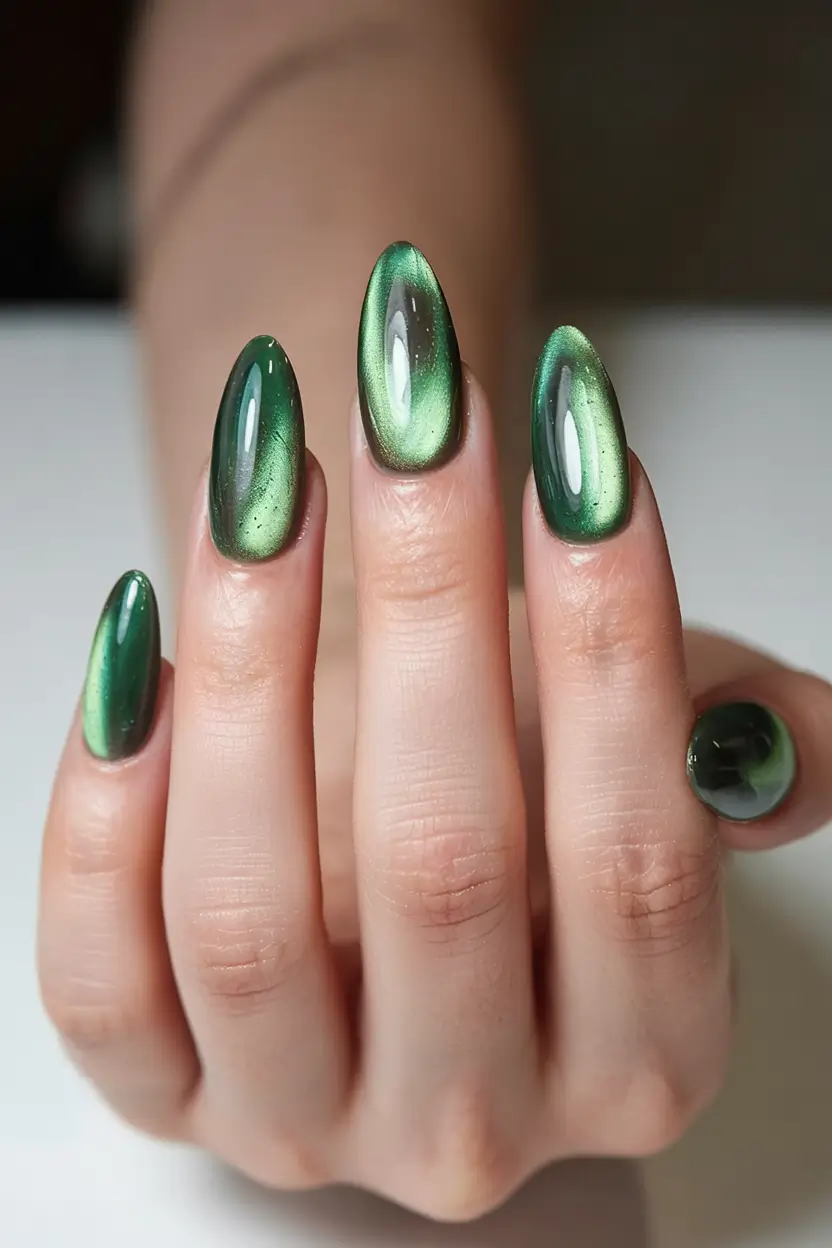 Elegant Spring Cat Eye Nails 2026: Chic Magnetic Designs for a Fresh New Season