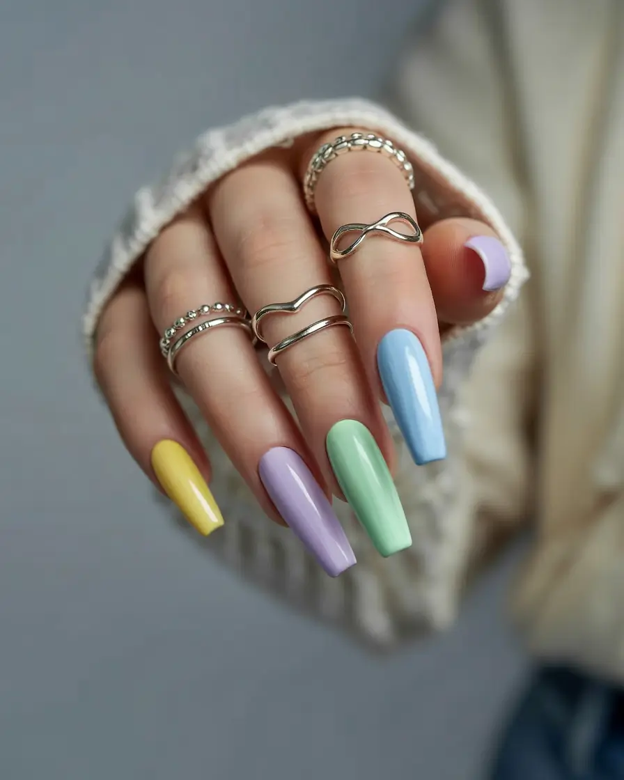 Glam Spring Nails Coffin 2026: The Chicest Shapes, Colors & Acrylic Trends to Try