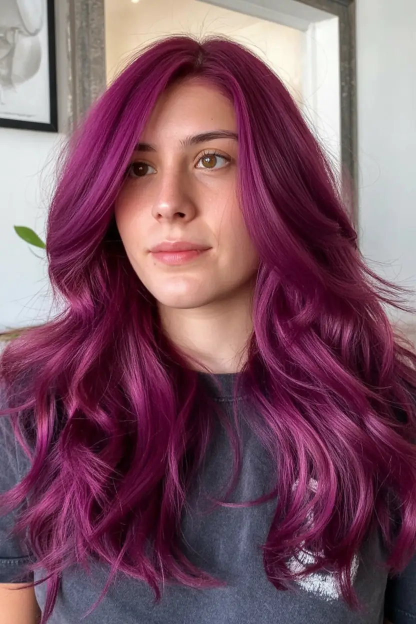 Dreamy Spring Magenta Hair Color Ideas 2026 That Feel Fresh, Bold, and Completely Pinterest-Worthy