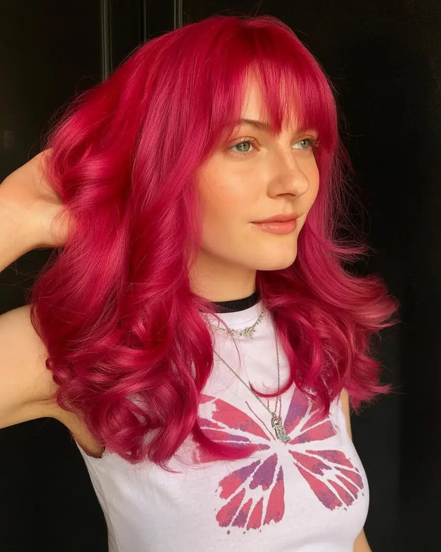 Dreamy Spring Magenta Hair Color Ideas 2026 That Feel Fresh, Bold, and Completely Pinterest-Worthy