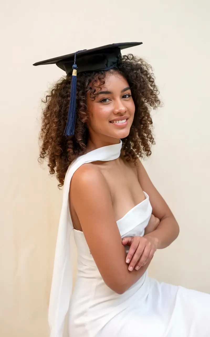 Graduation Hairstyles Ideas 2026: 27 Stylish Looks That Work Perfectly With a Cap