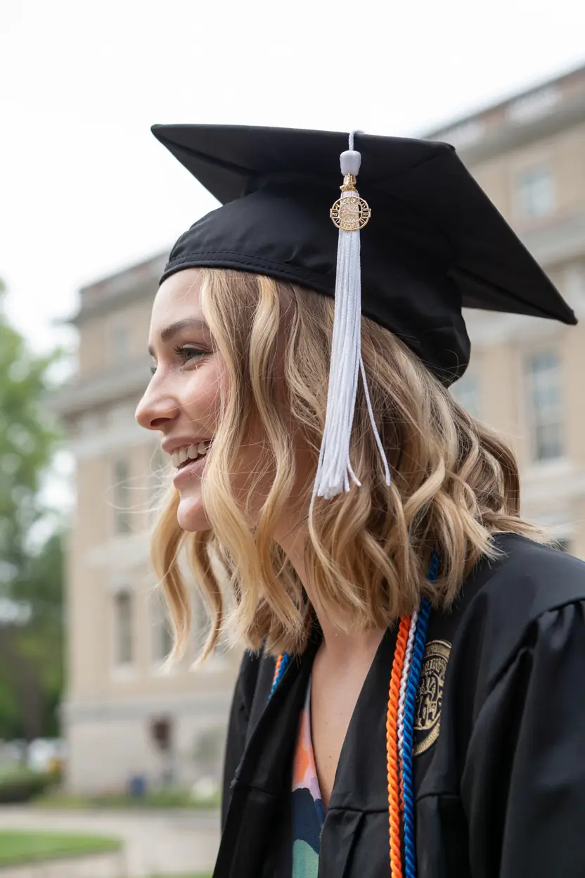 Graduation Hairstyles Ideas 2026: 27 Stylish Looks That Work Perfectly With a Cap