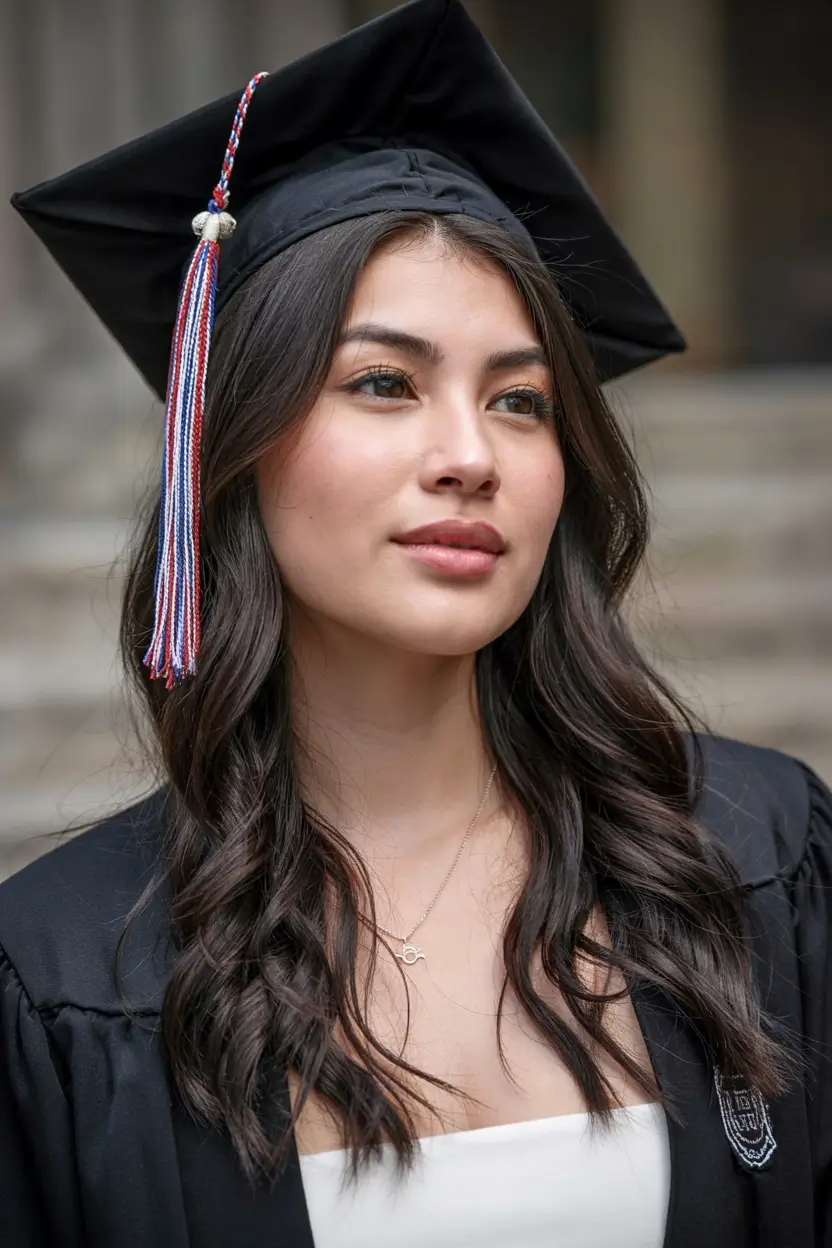 Graduation Hairstyles Ideas 2026: 27 Stylish Looks That Work Perfectly With a Cap