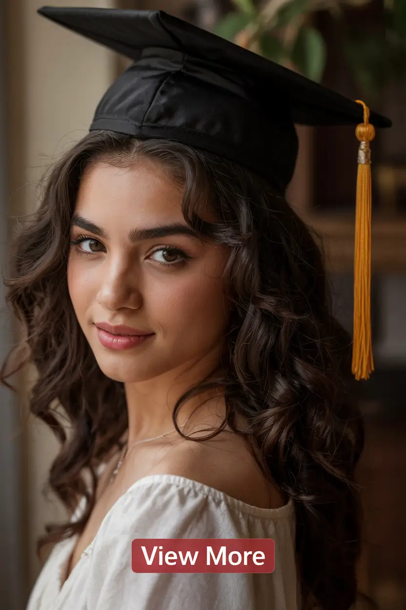 Graduation Hairstyles Ideas 2026: 27 Stylish Looks That Work Perfectly With a Cap