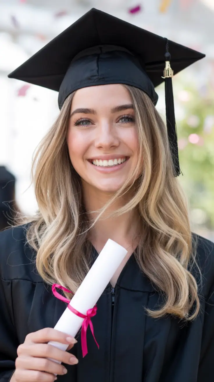 Graduation Hairstyles Ideas 2026: 27 Stylish Looks That Work Perfectly With a Cap