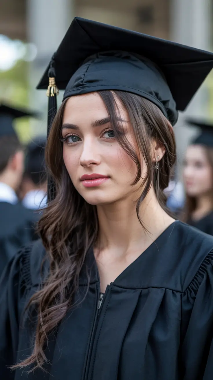 Graduation Hairstyles Ideas 2026: 27 Stylish Looks That Work Perfectly With a Cap