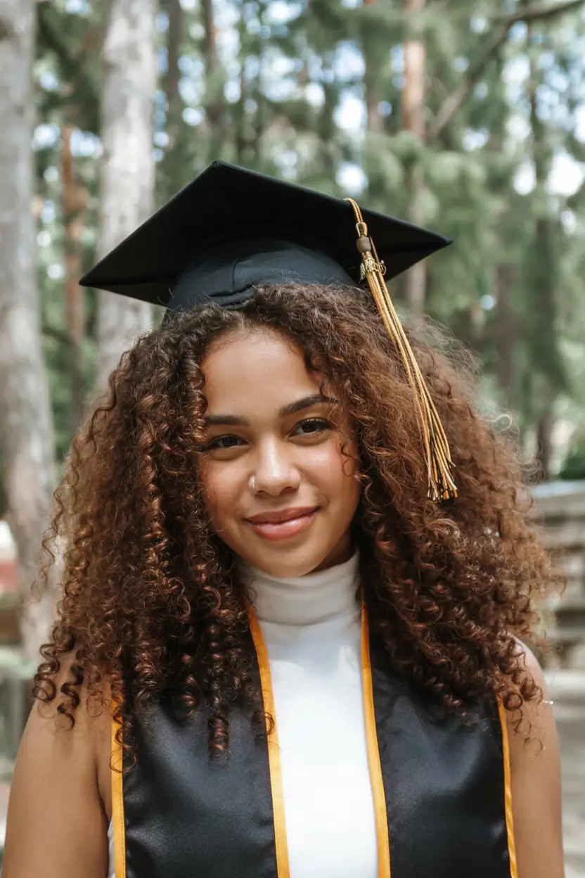 Graduation Hairstyles with Cap Ideas 2026: 27 Stylish Looks That Actually Work Under Your Cap