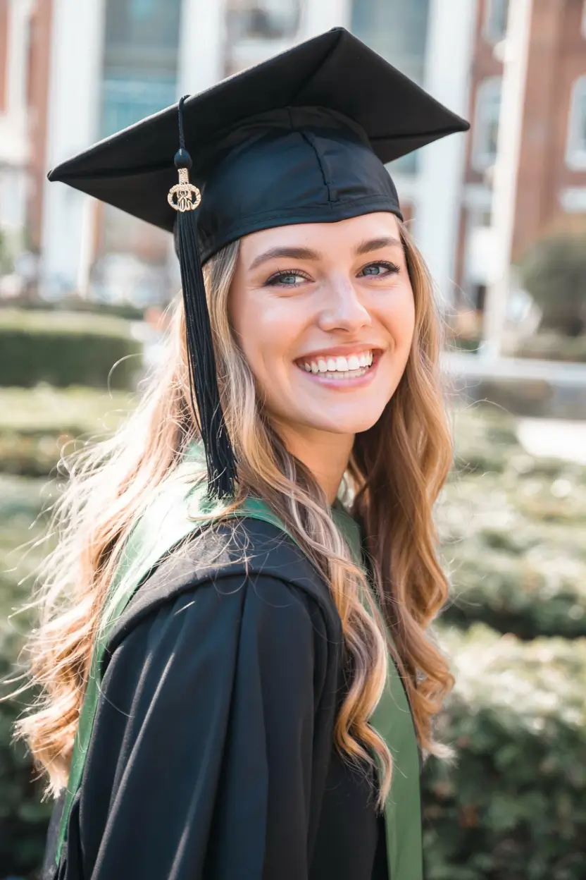 Graduation Hairstyles with Cap Ideas 2026: 27 Stylish Looks That Actually Work Under Your Cap