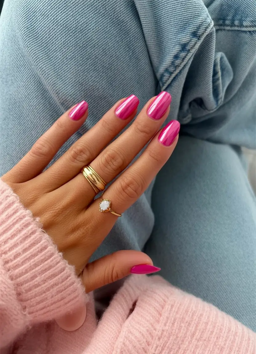 Modern Spring Pink Chrome Nails 2026: Trendy Pink Chrome Nail Ideas for the Season