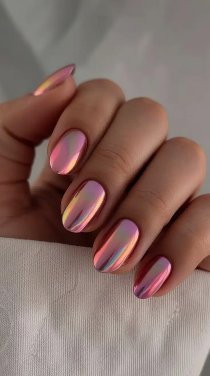Modern Spring Pink Chrome Nails 2026: Trendy Pink Chrome Nail Ideas for the Season