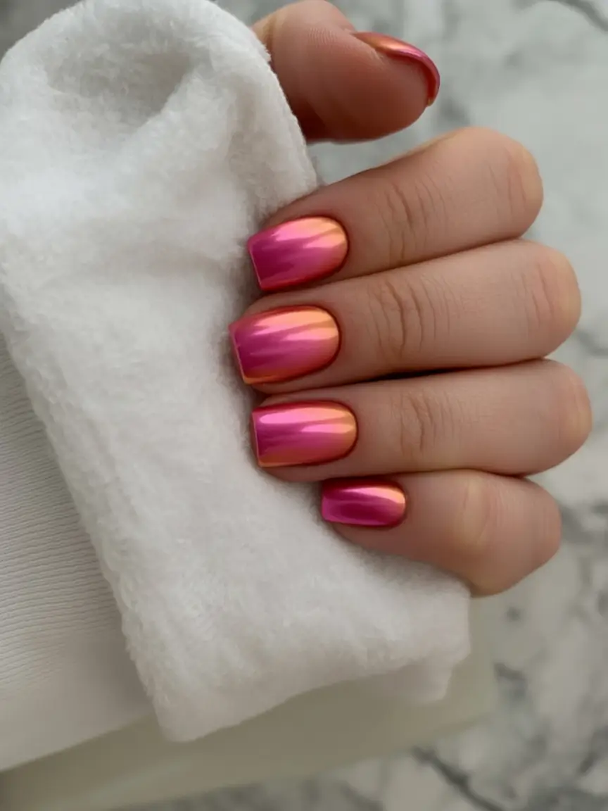Modern Spring Pink Chrome Nails 2026: Trendy Pink Chrome Nail Ideas for the Season