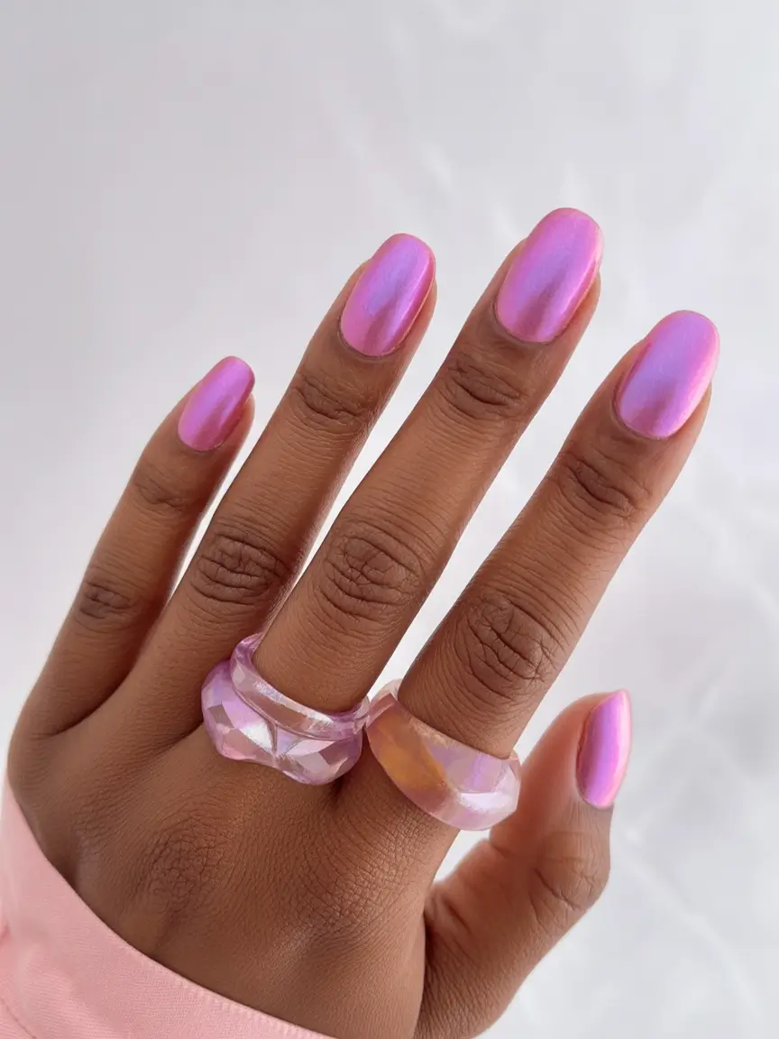 Modern Spring Pink Chrome Nails 2026: Trendy Pink Chrome Nail Ideas for the Season