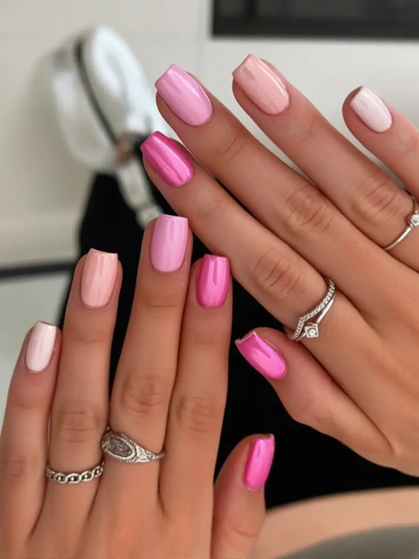 Modern Spring Pink Chrome Nails 2026: Trendy Pink Chrome Nail Ideas for the Season