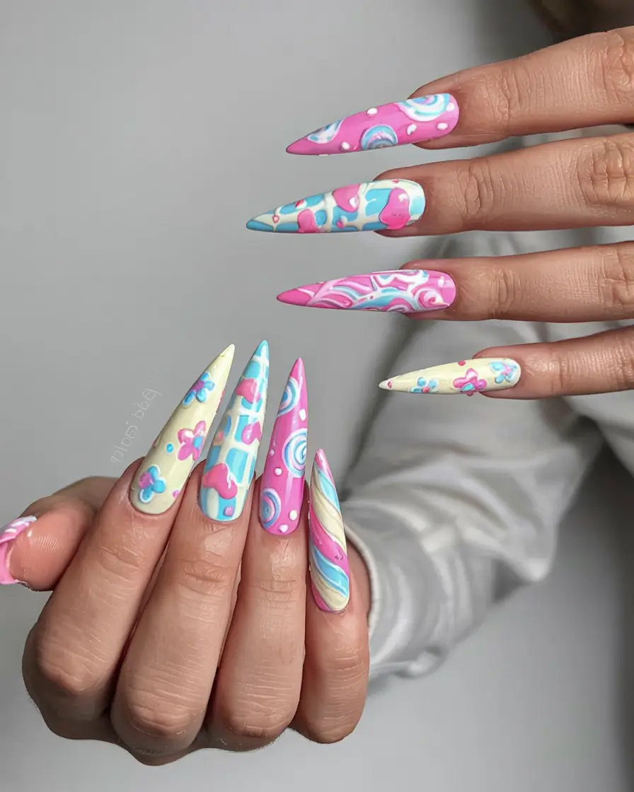 Popular Spring Long Nails 2026 Collection: 26 Fresh Spring Long Nails Ideas and Designs for the Season