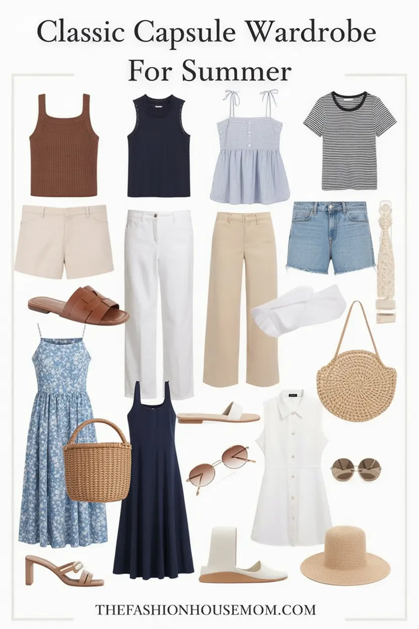 Summer Capsule Wardrobe for Women 2026: Effortless Outfits You’ll Actually Wear
