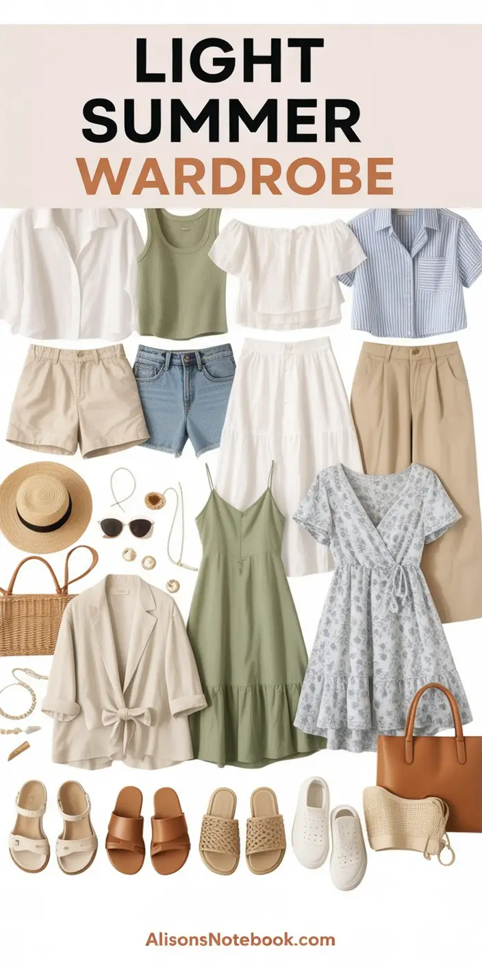 Summer Capsule Wardrobe for Women 2026: Effortless Outfits You’ll Actually Wear