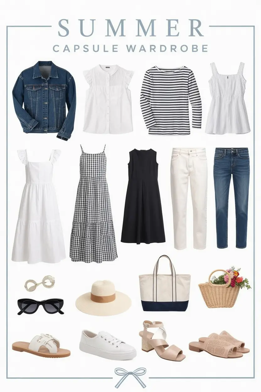 Summer Capsule Wardrobe for Women 2026: Effortless Outfits You’ll Actually Wear