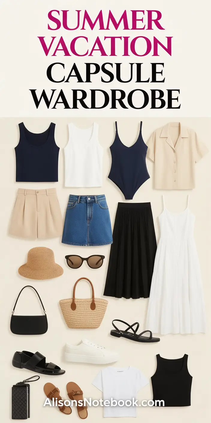 Summer Capsule Wardrobe for Women 2026: Effortless Outfits You’ll Actually Wear