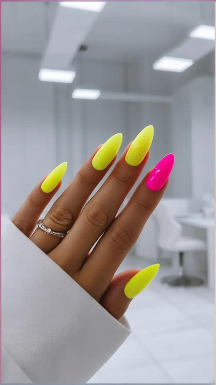 Vibrant Spring Neon Nails 2026: 27 Bold Ideas to Light Up the Season
